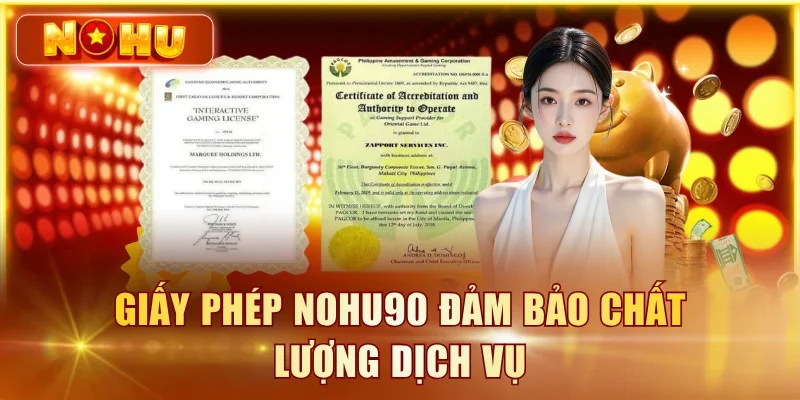 Giấy phép NOHU90 – Thông tin và cách đối chiếu hồ sơ Hình minh họa nội dung Giấy phép NOHU90