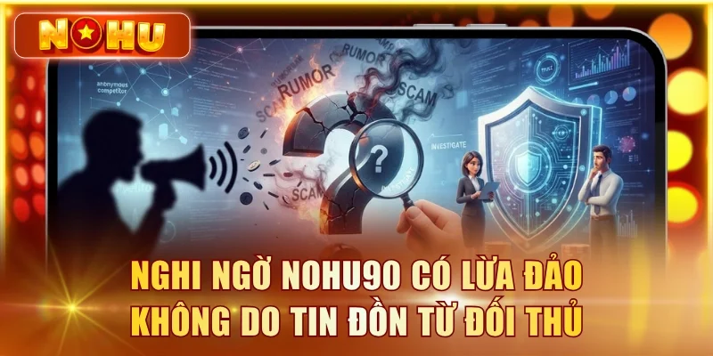 NOHU90 Có Lừa Đảo Không? Kiểm Chứng 6 Tiêu Chí Uy Tín Nghi ngờ NOHU90 có lừa đảo không do tin đồn từ đối thủ
