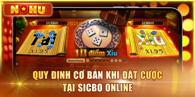 Tài Xỉu Online - Luật Chơi, Tỉ Lệ Thưởng Và Mẹo Soi Cầu Quy định cơ bản khi đặt cược tại Sicbo online